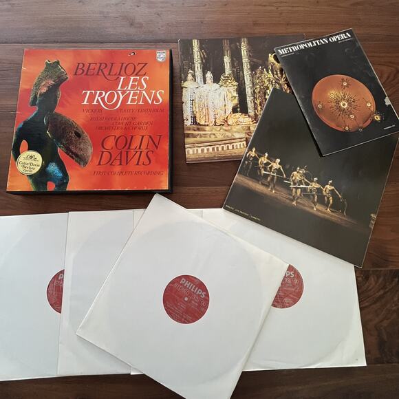 Berlioz Les Troyens 5xLP Box Set 1969 Colin Davis Philips 6709 002 - Picture 3 of 5
